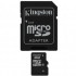 Kingston microSDHC 8 GB Class 10 + Adapter (SDC 10/8 GB+Adapter)