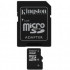 Kingston microSDHC 16GB Class 10 + Adapter (SDC 10/16GB+Adapter)