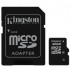Kingston microSDHC 32 GB Cl. 10 + Adapter (SDC 10/32 GB+Adapter)