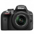 Nikon D 3300 + AF S DX Nikkor 18–55 mm 1:3 5–5 6G VR II schwarz