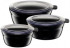 Silit Fresh Bowls Set 3 tlgSchüssel  Piano Black 1299180011