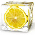 EUROGRAPHICS Deco Glass  Iced Lemon  20 x 20 cm