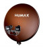 Humax Offset Spiegel 75 cm Ziegelrot