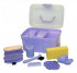 Kerbl Putzbox befüllt für Kinder  lila
