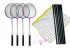 L.A. Sports 4 Spieler Badminton Set