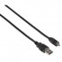 Hama USB 2.0 Anschlusskabel A Stecker   Mini B St. (B8 Pin)  1 8 m  Schwarz