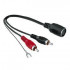 Hama Audio Adapter 2 Cinch Stecker/externe Masseklemme   5 pol. DIN Kupp.